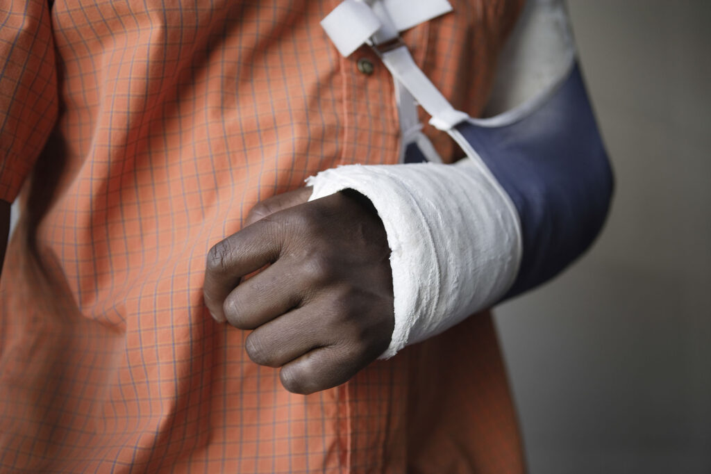 arm injury broken compensation claim solicitors Wakefield