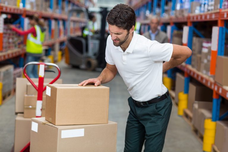 Back pain at work - inured warehouse and delivery worker compensation claims Wakefield